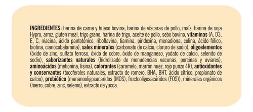 Adulto Ingredientes Yenú Perros Adultos Razas Pequeñas x 10 kg