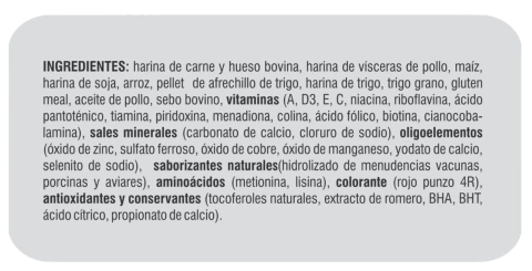 Duncan Ingredientes Duncan Perros Adultos x 20 kg