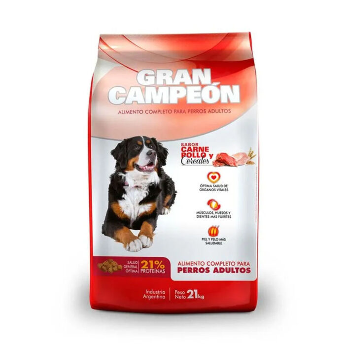 Gran Campeón Carne y Pollo Gran Campeón Perros Adultos Carne y Pollo x 21+3 kg