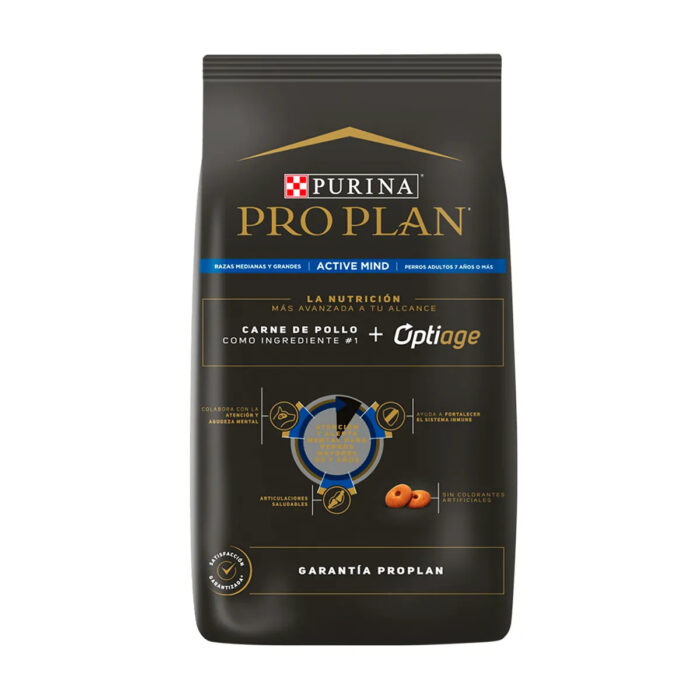 Pro Plan Active Mind +7 Mediano x 15kg
