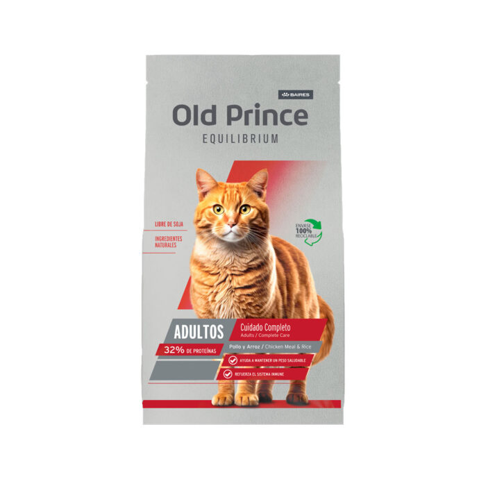 Gato Equilibrium Old Prince Equilibrium Gato Adulto x 7.5+2 kg