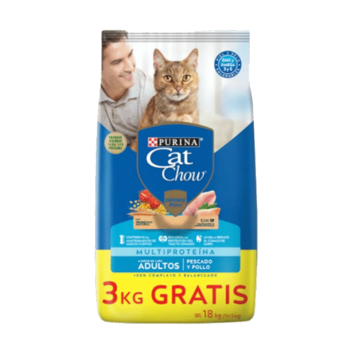 Cat Chow kg Cat Chow Adultos Pescado x 15+3 kg
