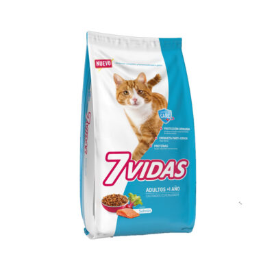 7 Vidas Gatos Adultos Salmón x 10 kg