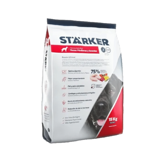 Starker Alimento Súper Premium x 15 kg
