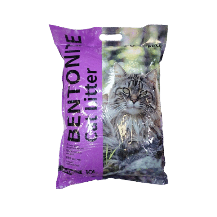 MeowPets10Lavanda Bentonita Aglutinante Meow Pets Lavanda x 8 kg