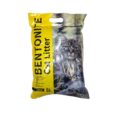 MeowPets5Limón Bentonita Aglutinante Meow Pets Limón x 4 kg