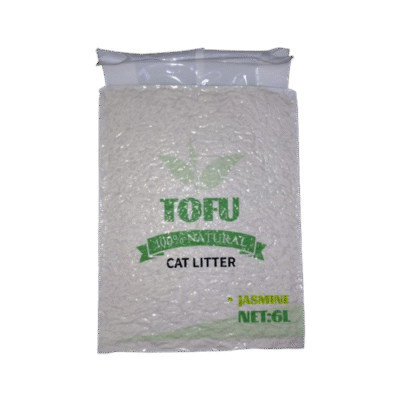 Jazmín frente Tofu Sanitario Aglomerante Jazmín x 6 litros (2,5 kg)