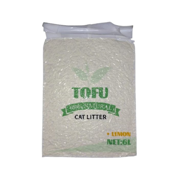 Limón frente Tofu Sanitario Aglomerante Limón x 6 litros (2,5 kg)