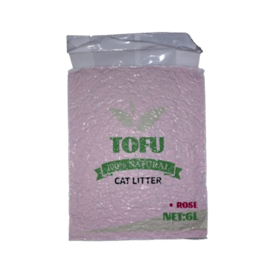 Rosa frente 1 Tofu Sanitario Aglomerante Rosas x 6 litros (2,5 kg)