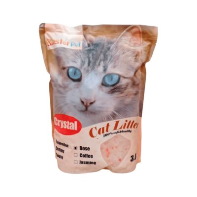 Silica Rosas Sílica Crystal Bastet Pet ROSAS x 3.8 litros (1,6 kg)