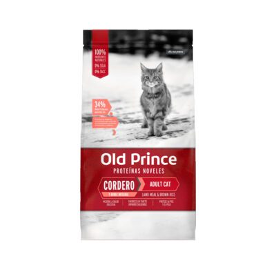 Cordero Gato x 3 Old Prince Cordero y Arroz Gatos Adultos x 3 kg