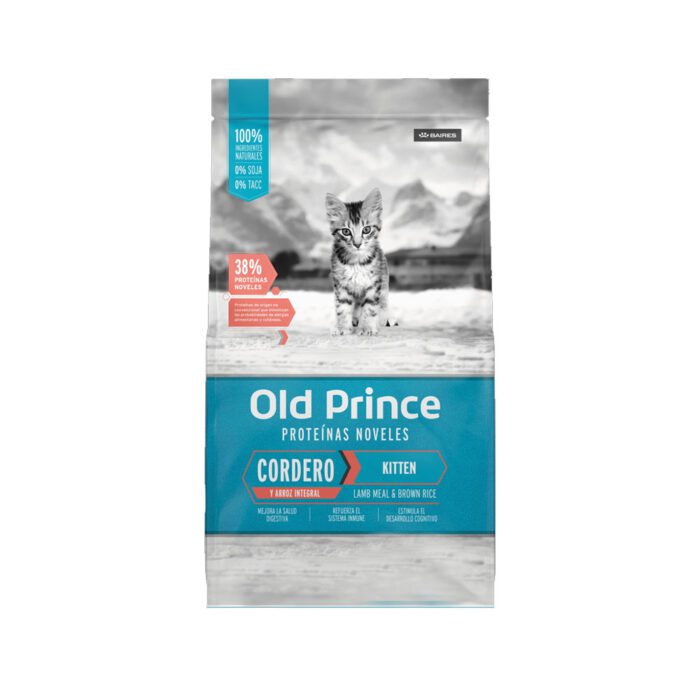 Cordero Kitten Old Prince Cordero y Arroz Kitten x 3 kg
