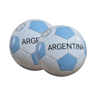 2 pelotas Combo x 2 Pelotas de fútbol n°5 "Argentina"