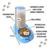 Comedero Dispenser con tolva dosificadora