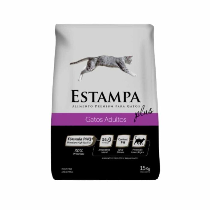 Estampa Plus Gatos Adultos x 15 kg